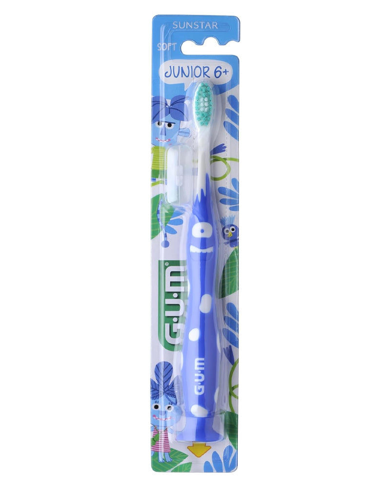 Brosse à dents G.U.M JUNIOR 6-9ans - Bleu