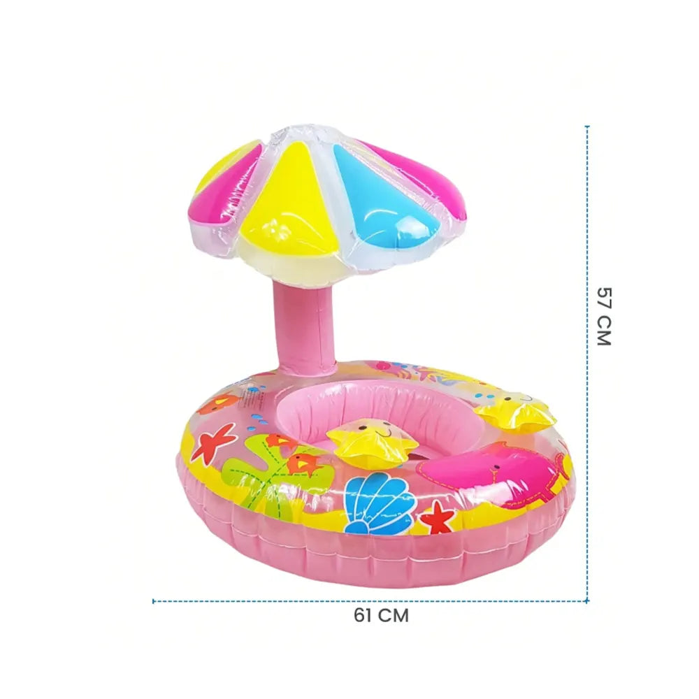 Bouée Gonflable Enfant avec Toit Palmier – 61cm