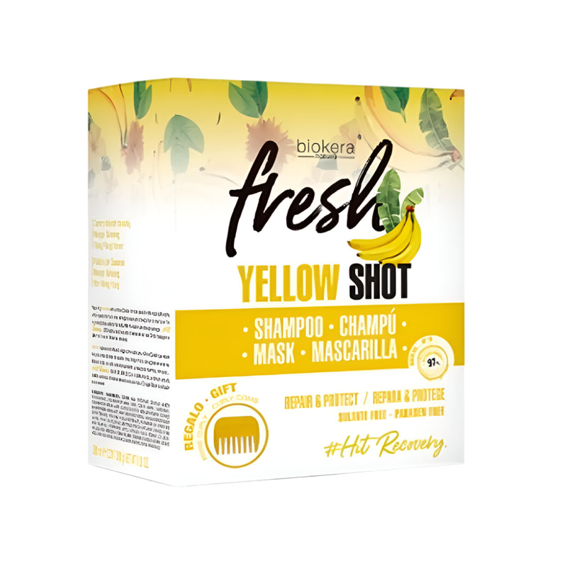 Biokera Yellow shot duo pack " shamp 200ml+Masque 250ml "
