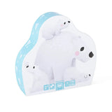 Eurekakids Puzzle Escalable 4 en 1 - Animales Polares - 2A+