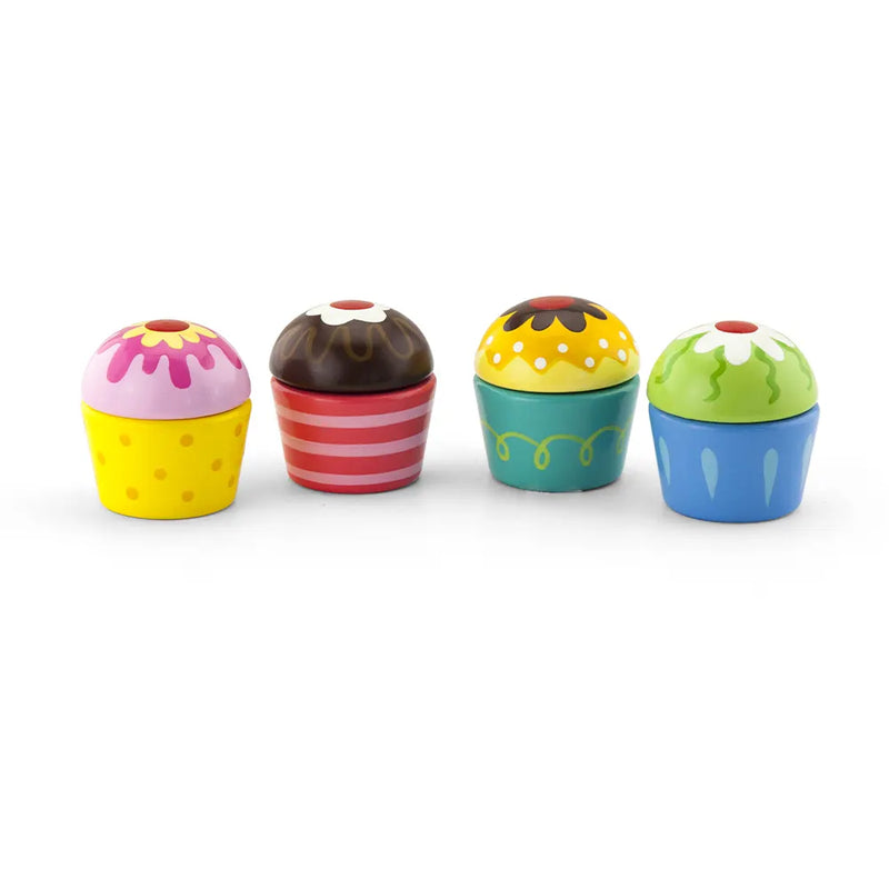 Viga Toys Set of 4 Cupcakes - 18M+