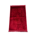 Very Soft and Thick Prayer Rug - Red
