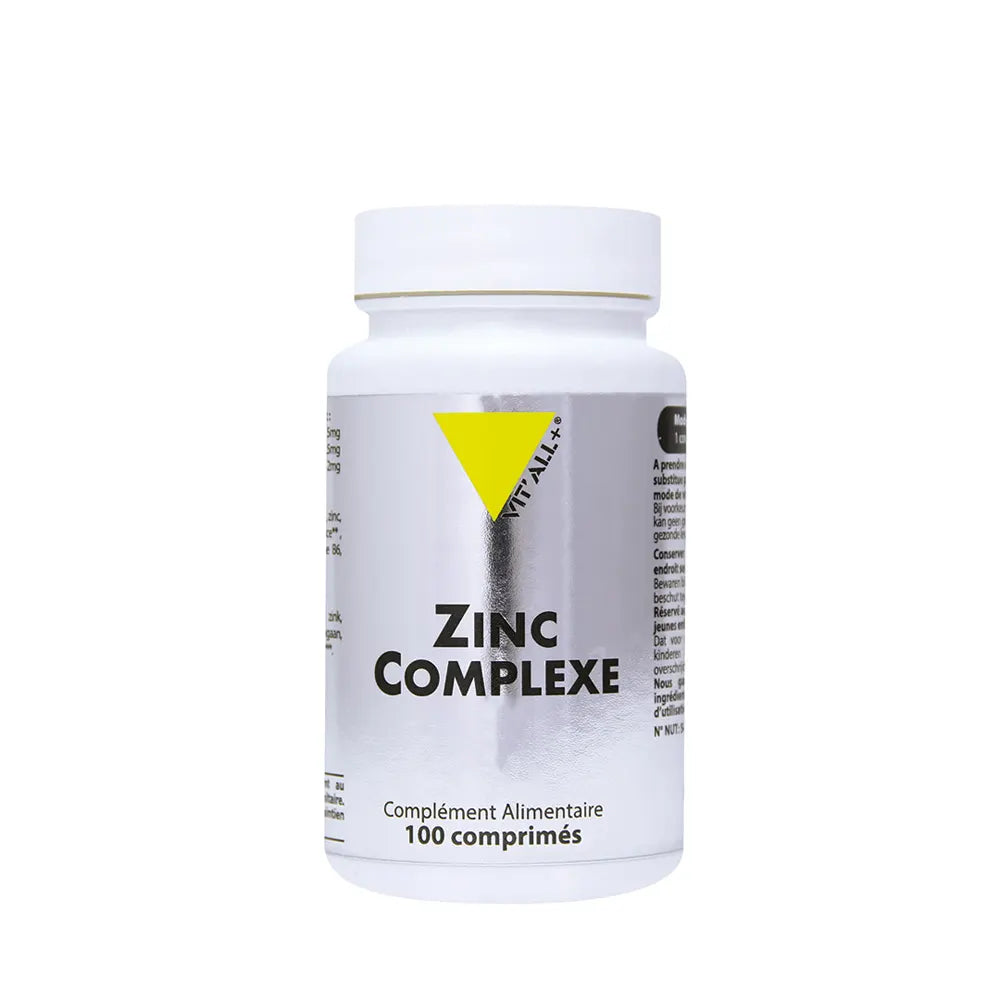 Vit'All+ Zinc Complexe – 100 Comprimés