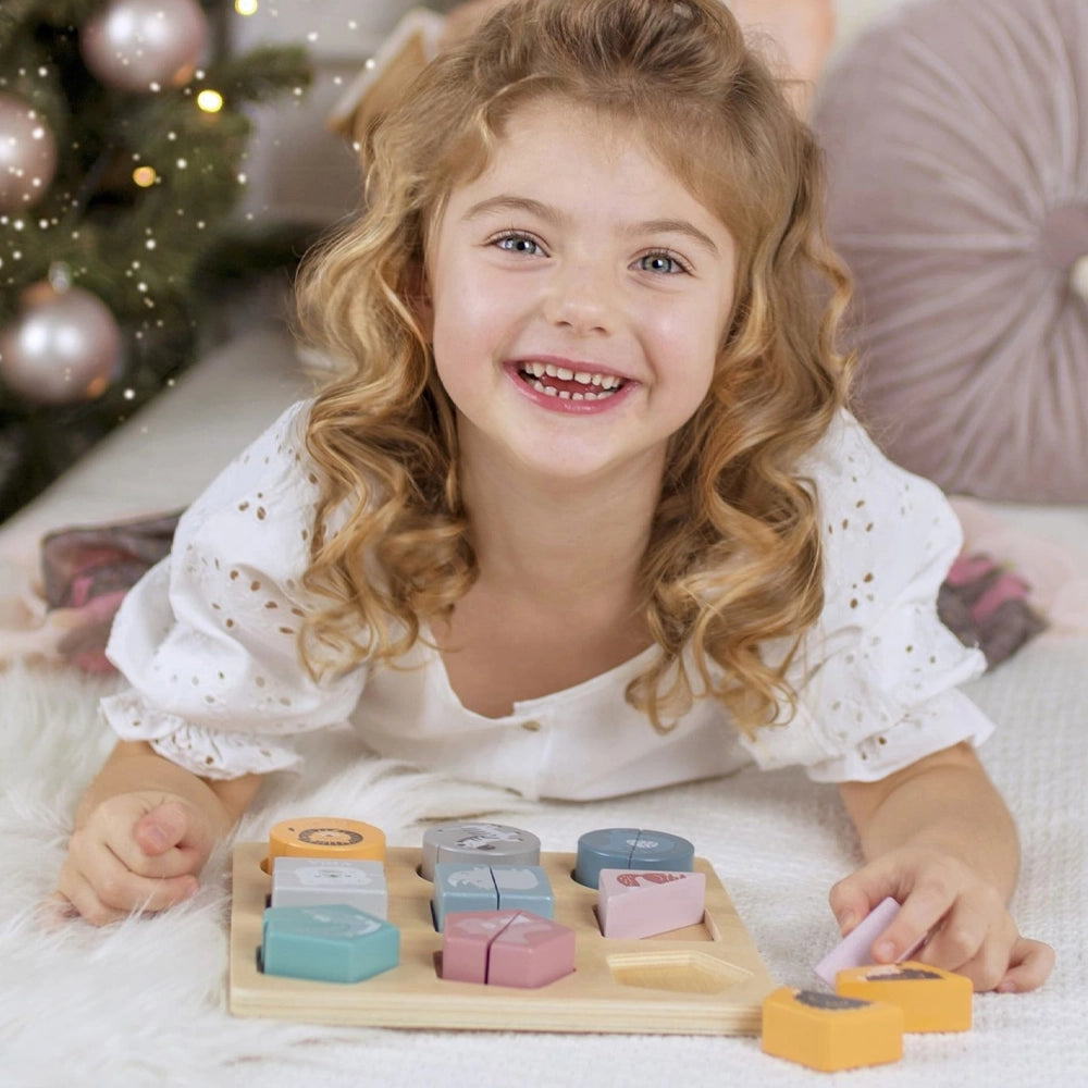 Viga Toys PolarB Puzzle de Blocs de Formes 18M+