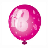 Lot de 6 Ballons en Latex Imprimés 8 – 30cm