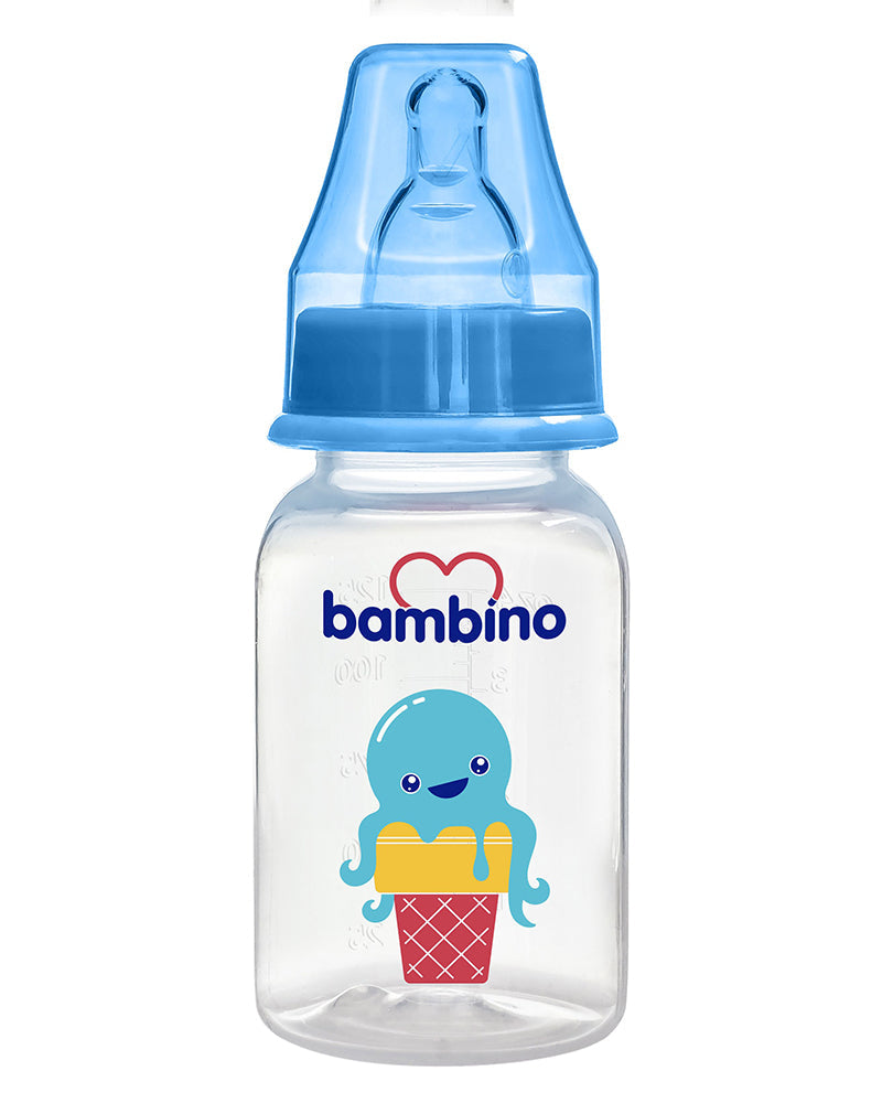 Biberon Naturel +0m Bleu Bambino - 150 ml
