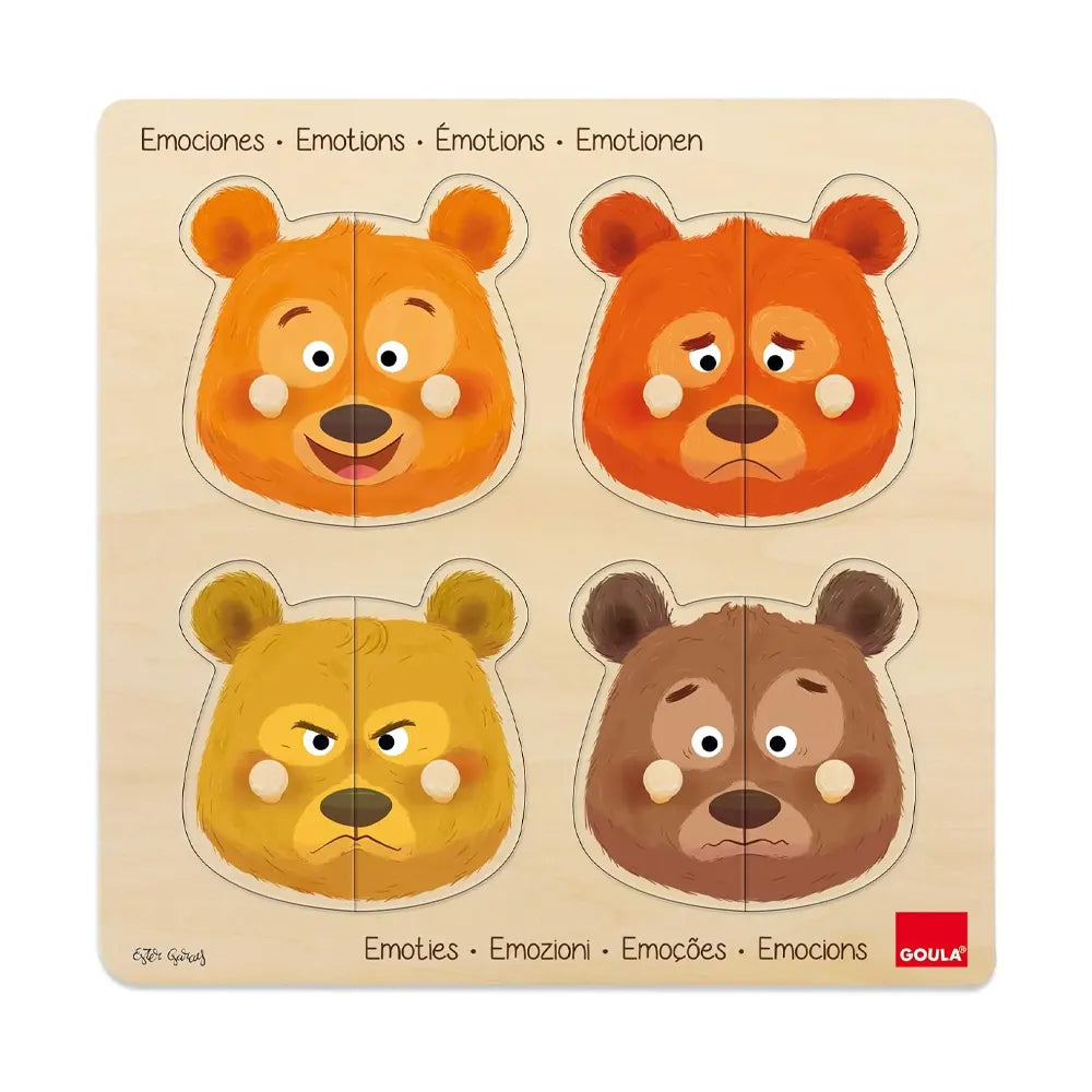 Goula Emotions Matching Game - 2Y+