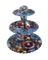 Support à Gâteaux en Papier Pliable - Captain America
