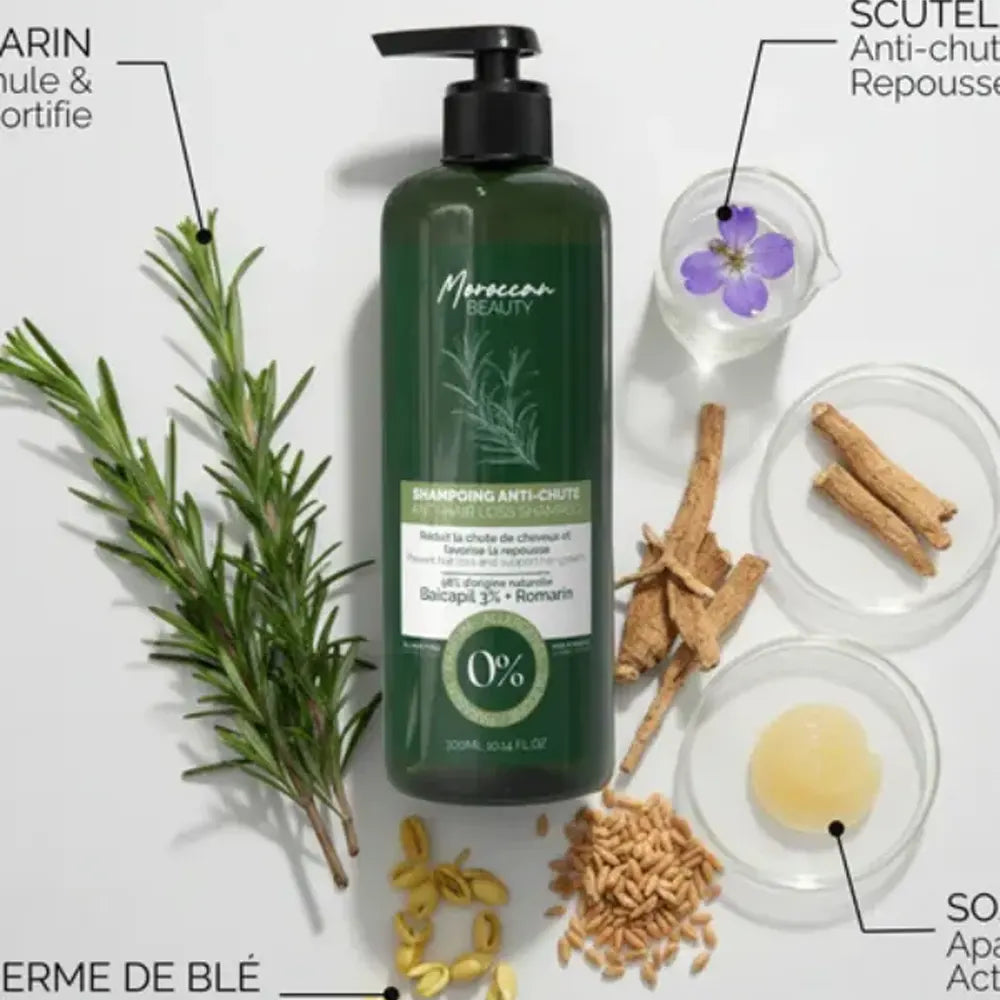 Moroccan Beauty Shampoing Naturel Anti-Chute - 300ml