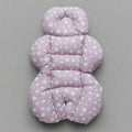 Coussin de Poussette - Étoiles Blanc sur Rose