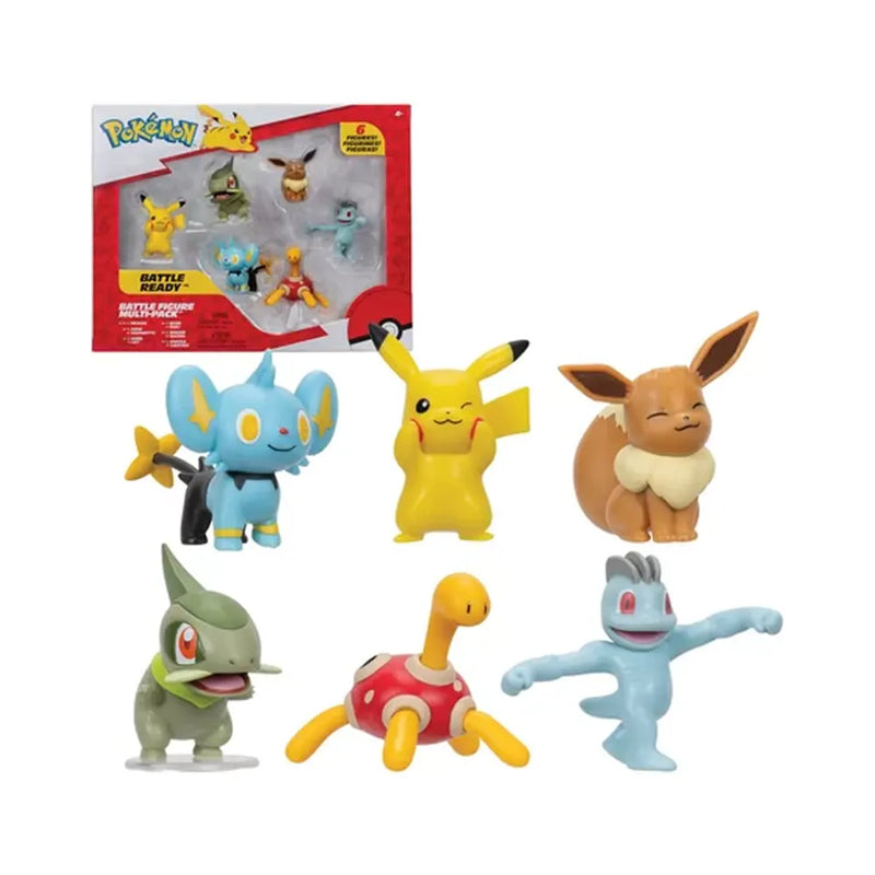 Pokémon Pack de 6 Figurines - 4A+
