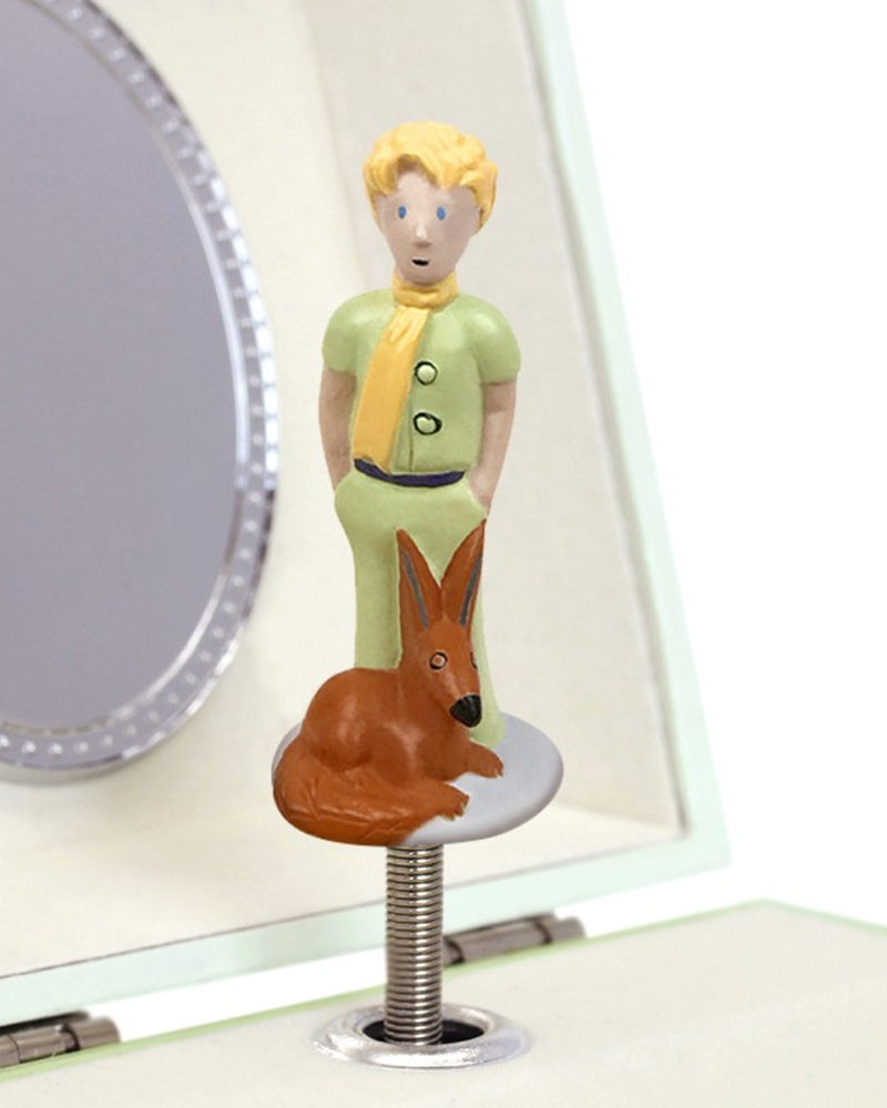 Trousselier Boite à Musique Cube Phosphorescent Petit Prince - Vert