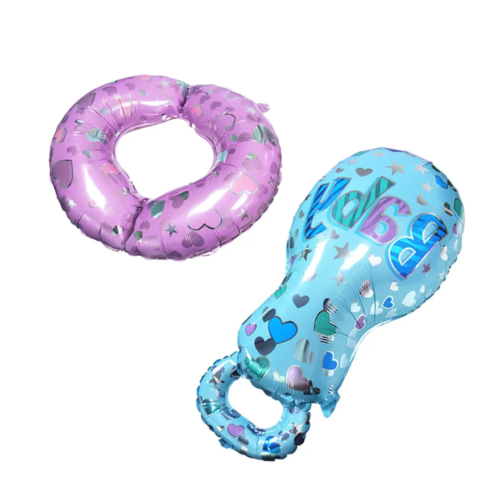 Ballon Aluminium Baby Bleu – Thème Sucette 35 x 70cm