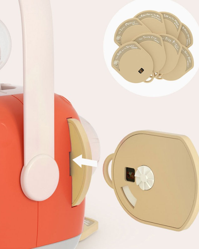 ZzzMoon Conteur et Projecteur des Histoires Rechargeable - Rouge