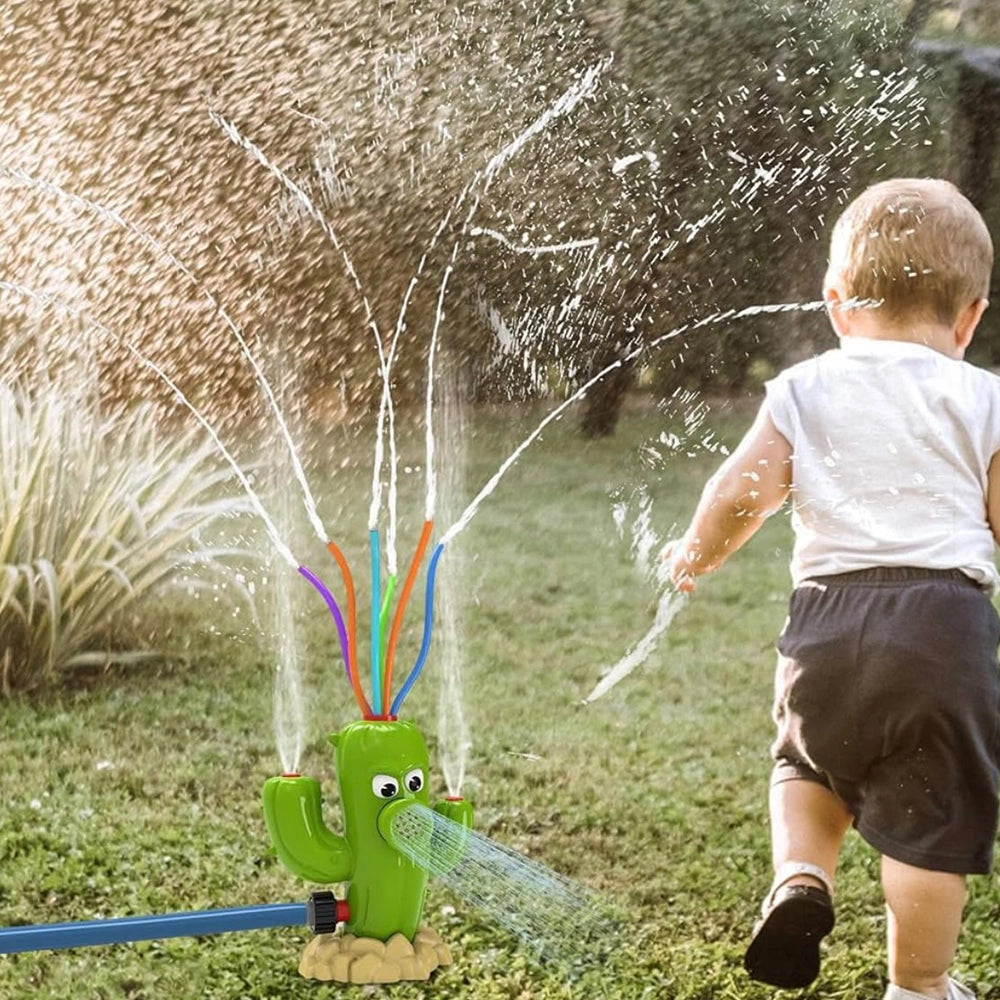 Cactus Arroseur de Jardin Rigolo Jouet Aquatique Extérieur pour Enfant