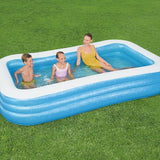 Bestway Piscine Familiale Rectangulaire 305x183x56 cm 6A+