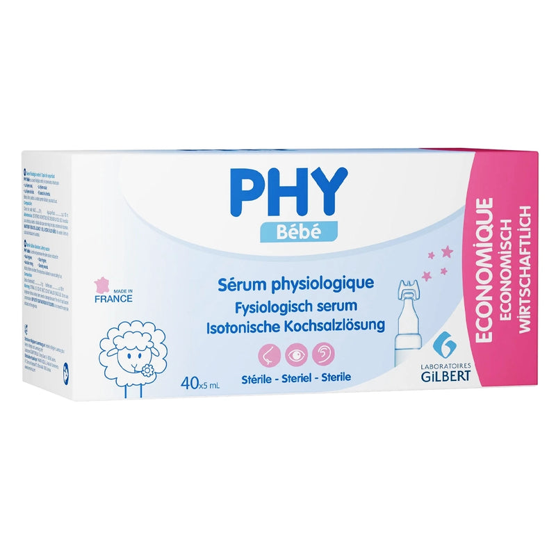 Gilbert PHY Sérum Physiologique - Boîte 40x5ml