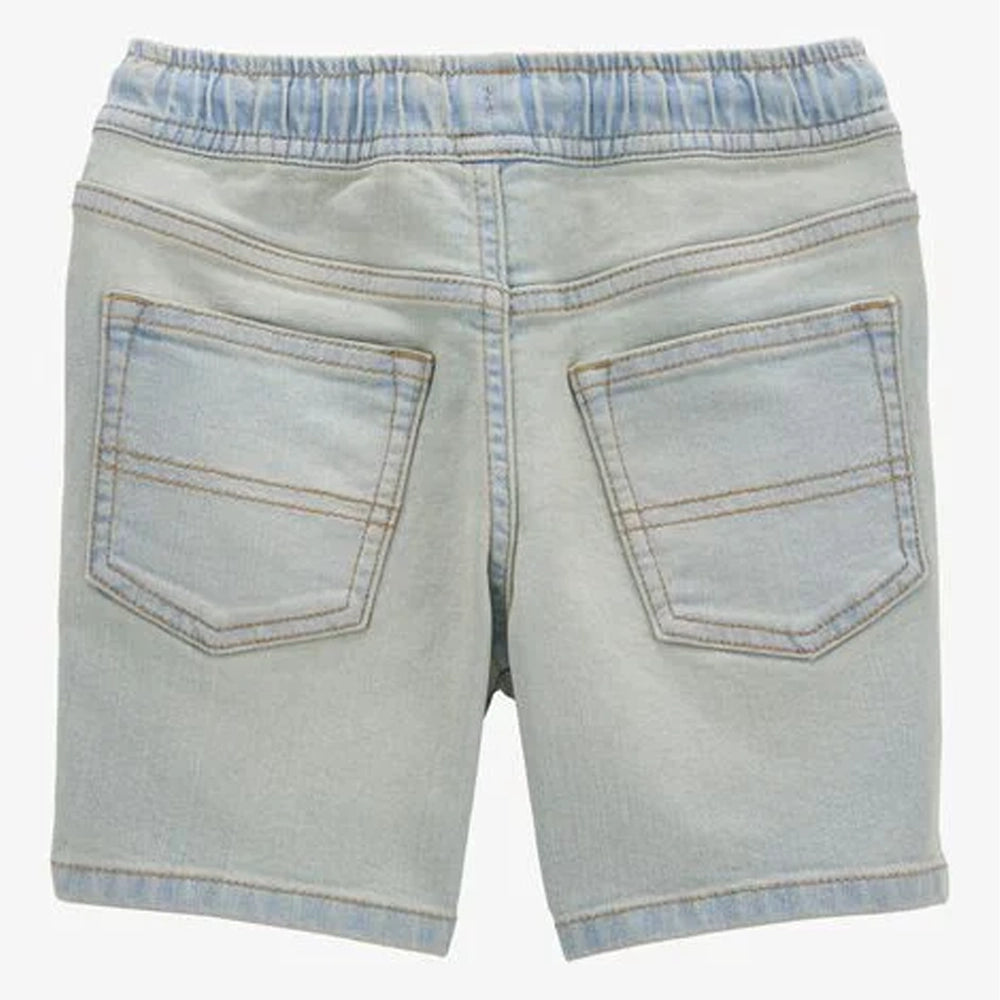 Short en Jean à Enfiler Garçon OshKosh - Délavage Bleu Clair