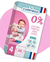 Carryboo Couches Écologiques Taille 4 (7-18kg) 48 unités
