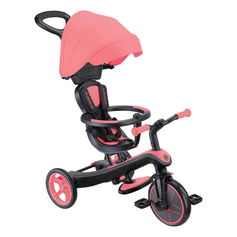 Globber Tricycle Explorer 4 in 1 - Rose - 10M+