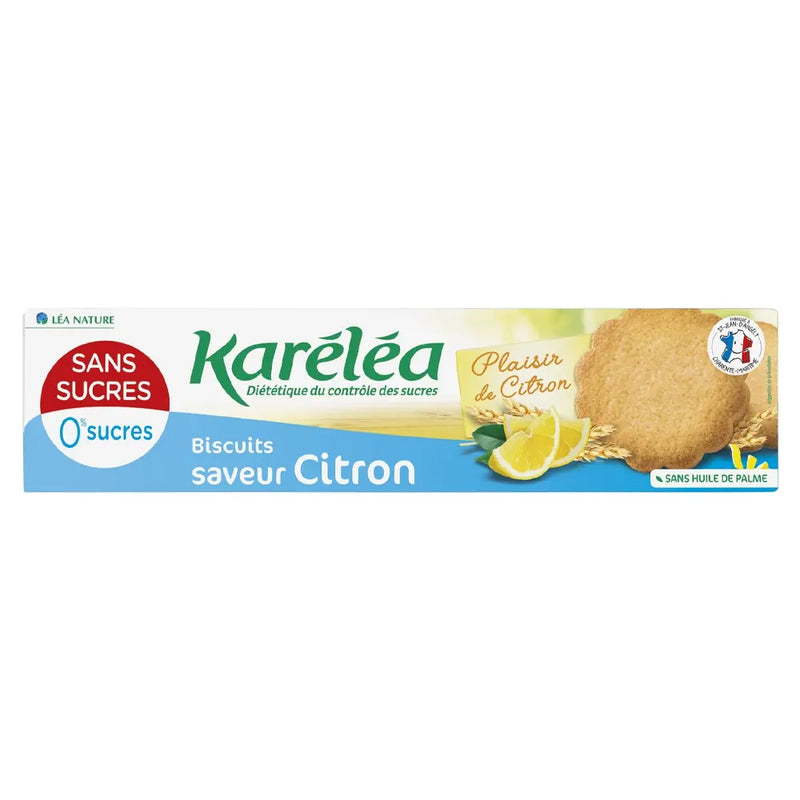 Karéléa Biscuits Citron Sans Sucre - 132g