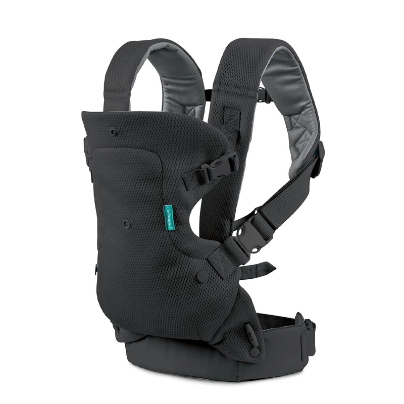 Infantino Porte-Bébé Flip Light & Airy Ergonomique 4 en 1 - Noir & Gris