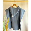 Baby Bulle Ponchos de Bain Double - Gris Foncé