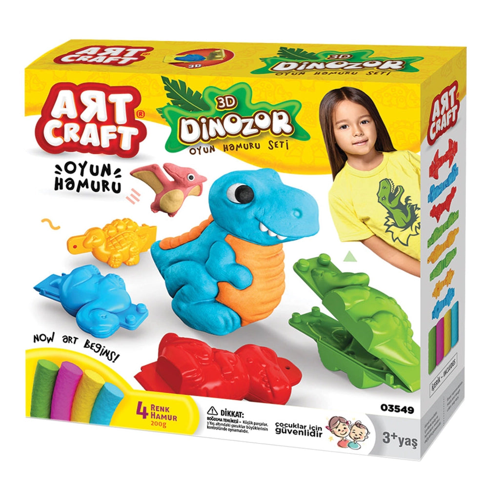 Pate a Modeler Dinosaure 3D