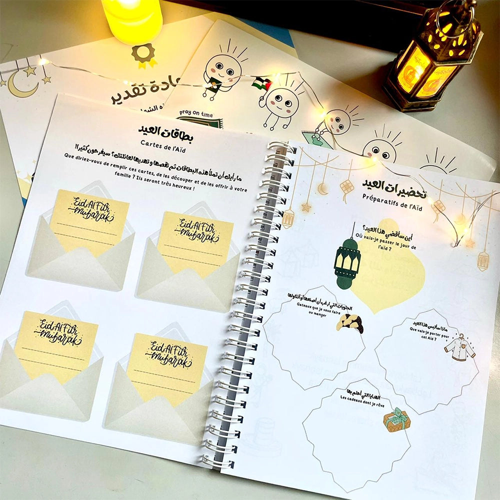 Ramadan Planner Journal pour Enfants - Bleu
