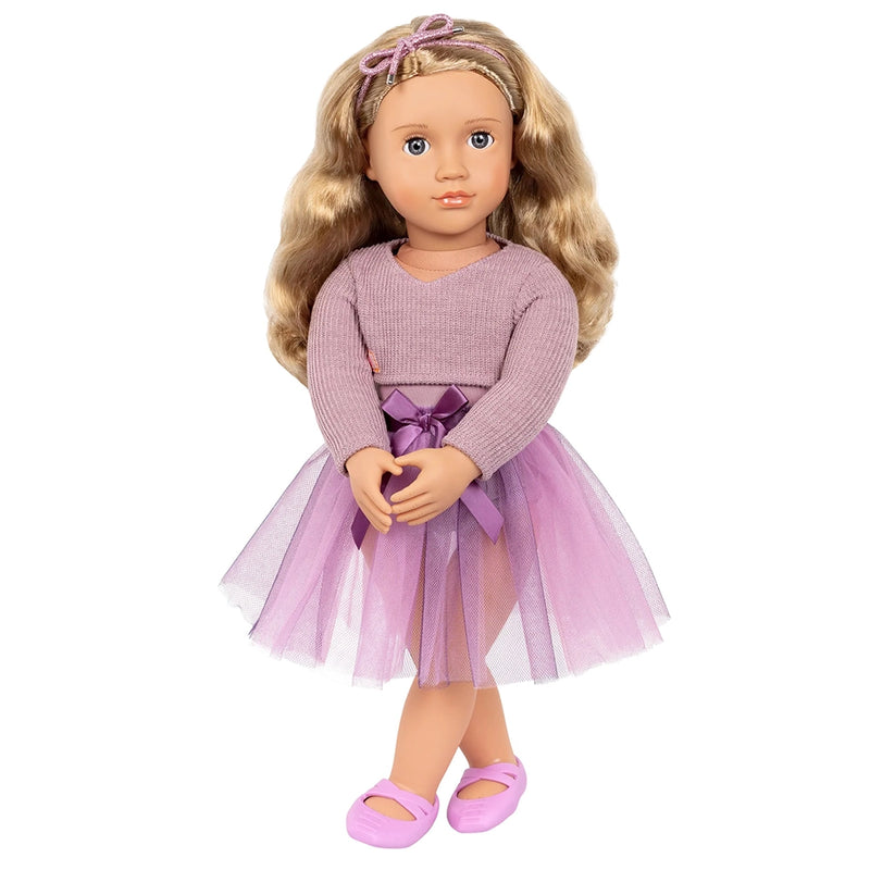 Our Generation Poupée avec Tutu de Ballet Violet 46cm 3A+ - Savannah