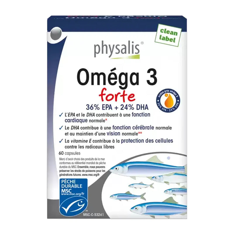 Physalis Omega 3 forte 60 Soft Gelules