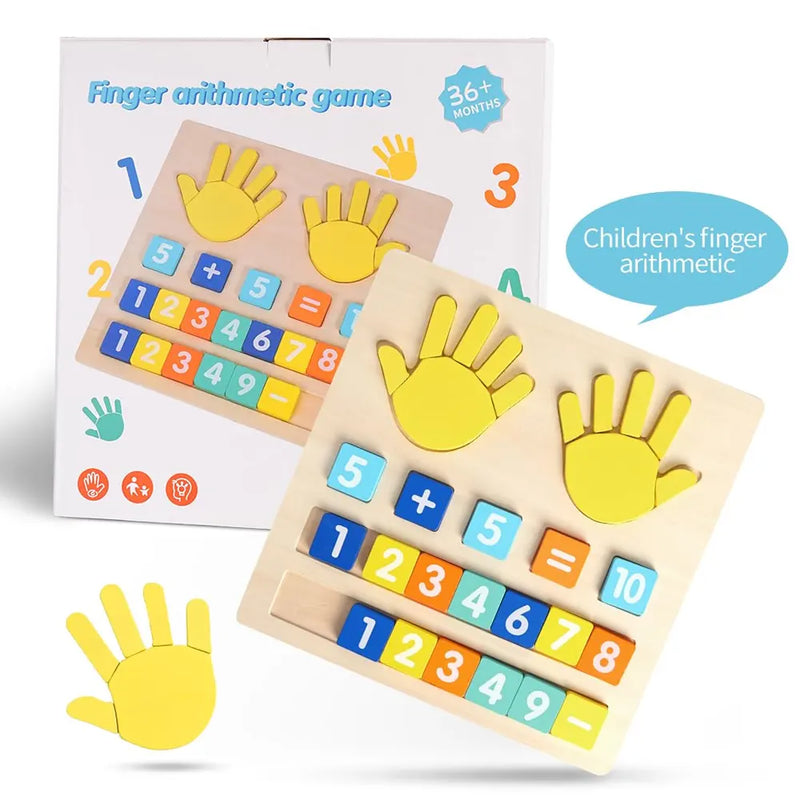 Jeu d’Apprentissage des Mathématiques en Bois - 3A+