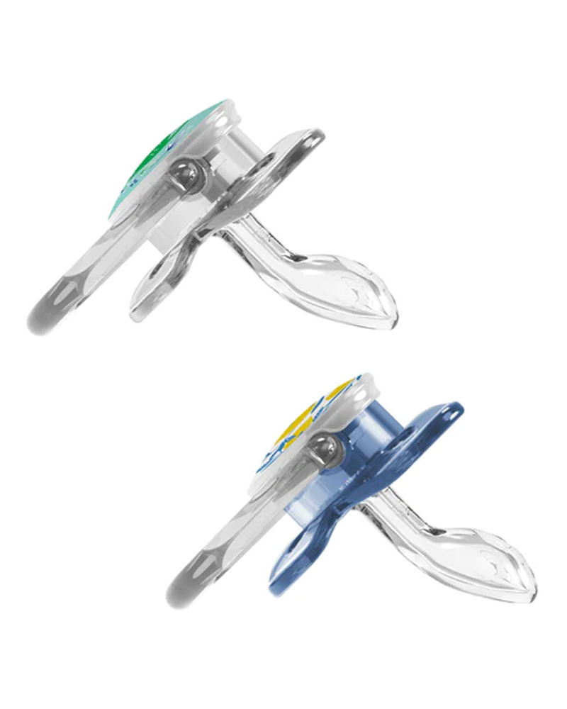 Dr. Brown's Pack de 2 Sucettes Orthodontiques Stage2 6-18M - Dinosaure