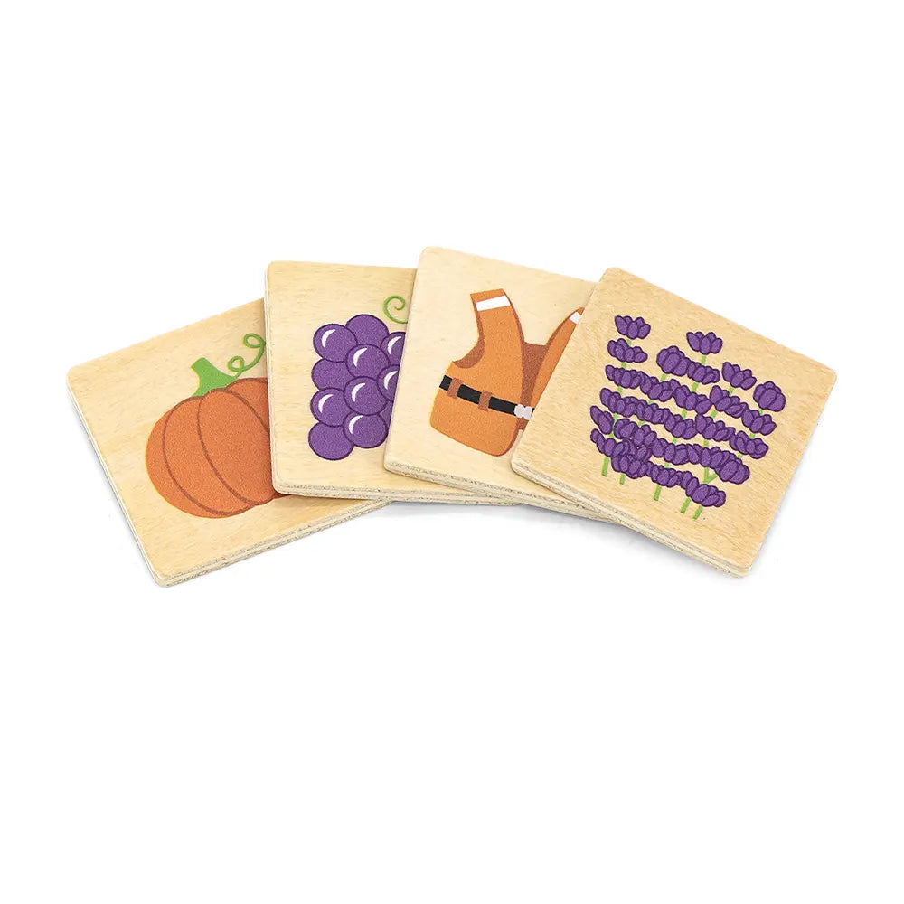 Viga Toys Ensemble de Puzzle d'Apprentissage Couleurs 3A+