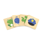 Viga Toys Ensemble de Puzzle d'Apprentissage Couleurs 3A+
