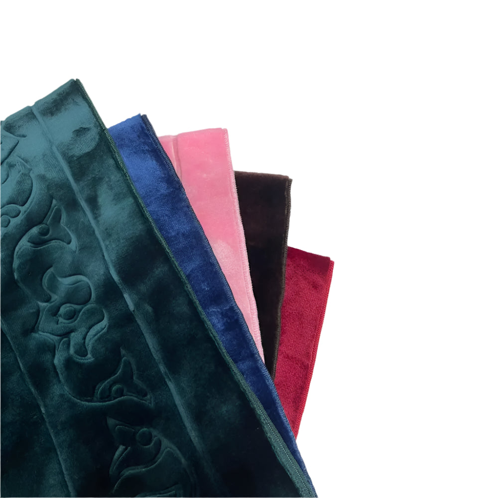 Very Soft and Thick Prayer Rug - Teal