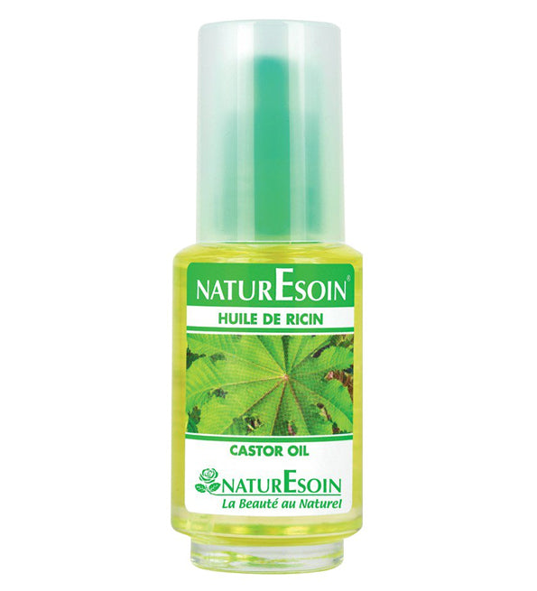 NaturEsoin Huile de Ricin 50 ml – Fortifie Cheveux, Ongles et Cils