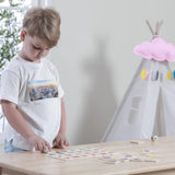 Viga Toys Ensemble de Puzzle d'Apprentissage Couleurs 3A+