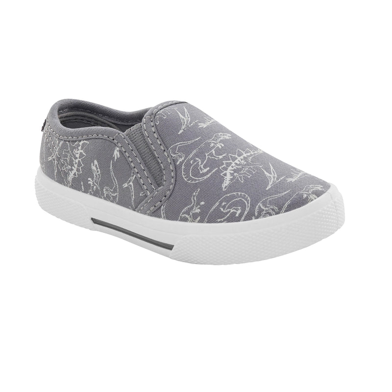 Alpargata sin cordones Carter's Shoes - Dinosaurios grises