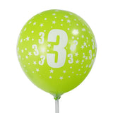 Lot de 6 Ballons en Latex Imprimés 3 – 30cm
