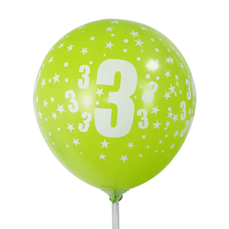 Lot de 6 Ballons en Latex Imprimés 3 – 30cm
