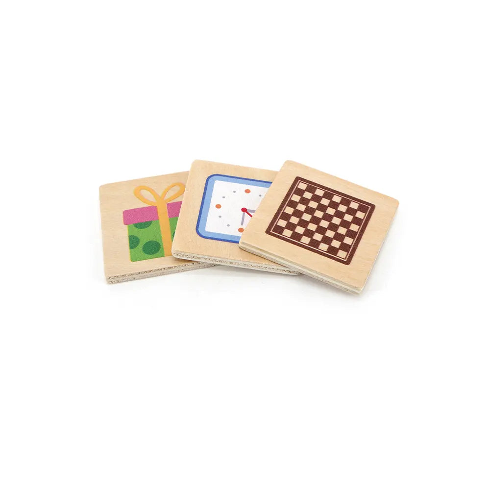 Viga Toys Ensemble de Puzzle d'Apprentissage Formes 3A+