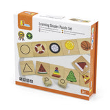 Viga Toys Ensemble de Puzzle d'Apprentissage Formes 3A+