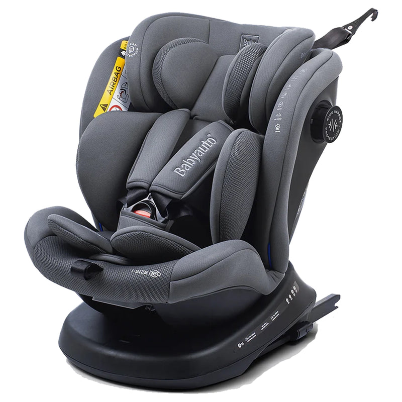 Babyauto Valora i-Size Rotating Group 0+/1/2/3 Car Seat - Grey