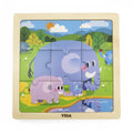 Viga Toys Puzzle 9 Pièces 18M+ - Éléphant