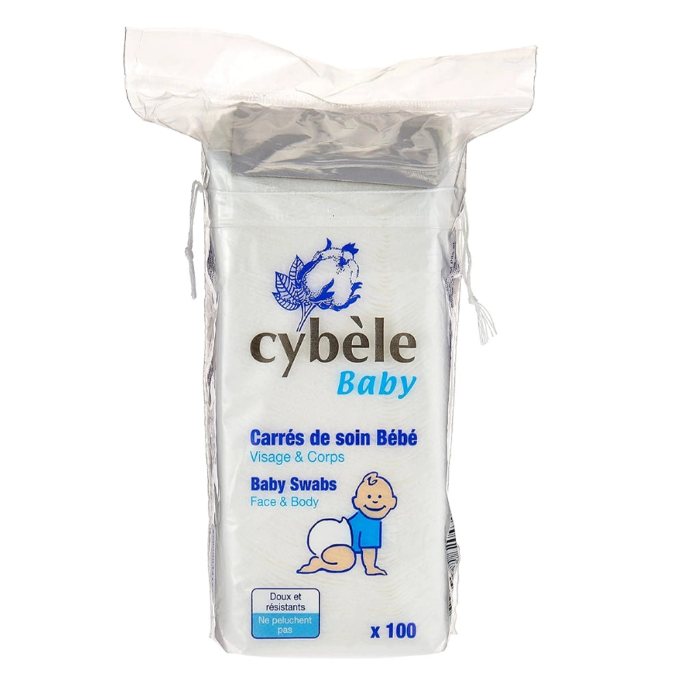 Cybèle Baby Carres De Soin - 100 Pièces