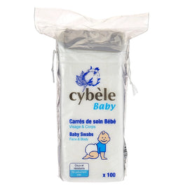 Cybèle Baby Carres De Soin - 100 Pièces