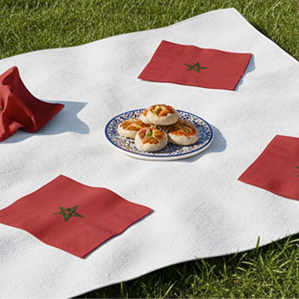 مجموعة 20 منديلاً – علم المغرب