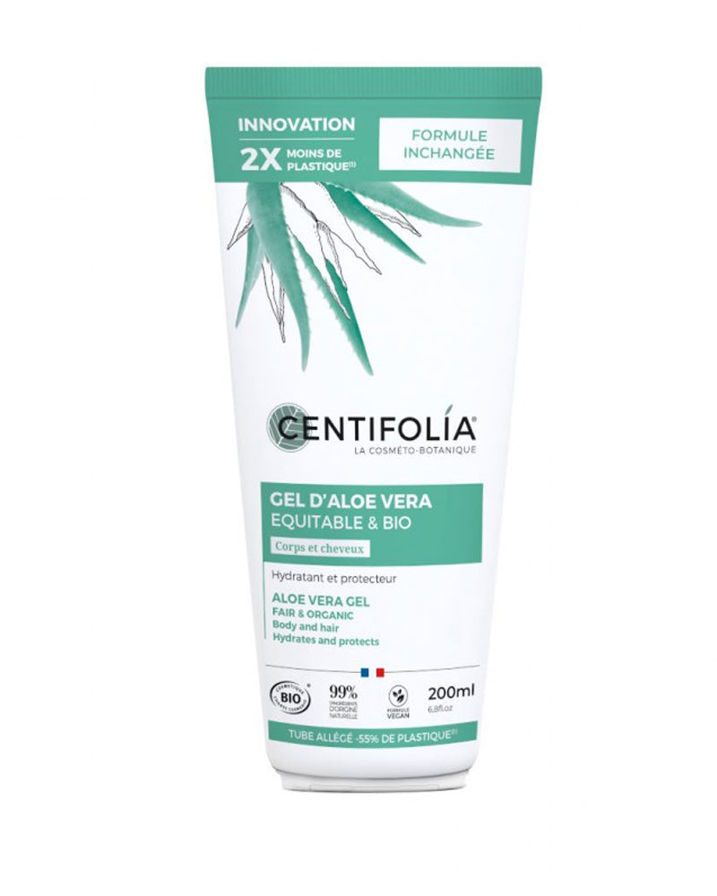 Gel d’Aloe Vera Bio Pur Corps & Cheveux Centifolia - 200ml