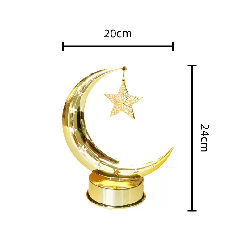 Lampe Décorative LED avec Son – Lune & Etoile